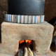 The Jet-Flame in a home made CQC Rocket Stove