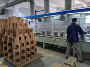 A cookstove production line at SSM
