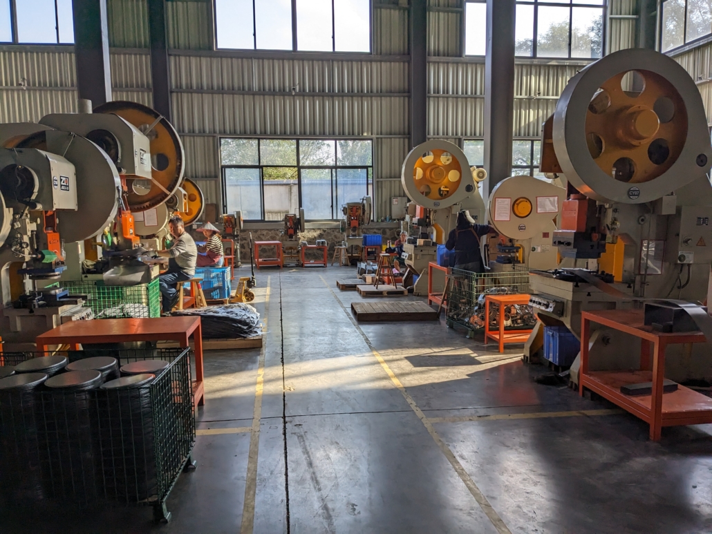 Photo of sheet metal machines factory in China