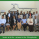 Jaden and the trainees in the Ethiopia lab