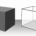 a closed black box next to an open, semi-transparent box